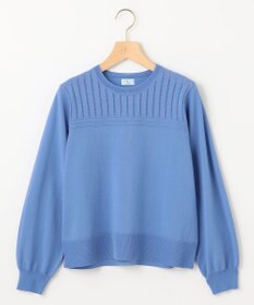 組曲 S 透かし柄 ニットプルオーバー