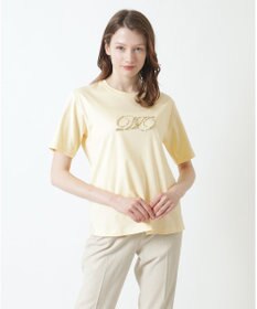 DAKS ロゴ スパンコール Tシャツ