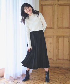 ANY 【洗濯機可】ソフトタッチリブタートルネック