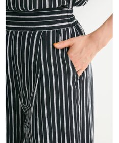 Green Parks ・ＥＬＥＮＣＡＲＥ　ＤＵＥ　ストライプワイドパンツ