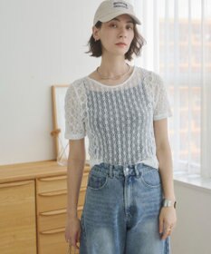 WEGO 【ANGIE VINTAGE】レースTシャツ