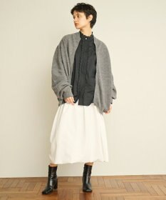 #Newans 【セレモニーにも】バルーンフレアニットスカート