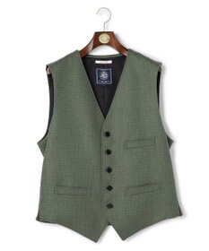 J.PRESS MEN 【J.PRESS ORIGINALS】Boil Random Window Pen Over Odd Vest / Japan Made