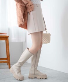 WEGO スリットレイヤードスカパン