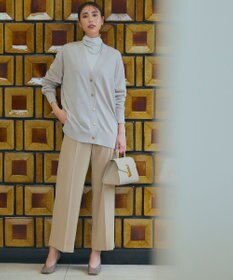 23区 S 【洗える】スムージーコットン シアーリブ ニット