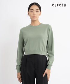 23区 S 【エステータ】クルーネック プルオーバーニット