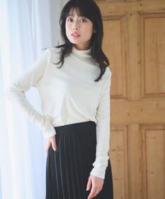 ANY 【洗濯機可】ソフトタッチリブタートルネック