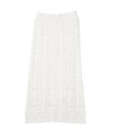 Green Parks クロシェニットスカート