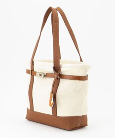 23区 チャーム付き キャンバス トートバッグ