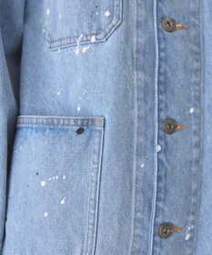 AMERICAN HOLIC ペイントデニムカバーオールジャケット