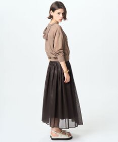 接触冷感/洗える】シアーフィルム フレアスカート / 23区  