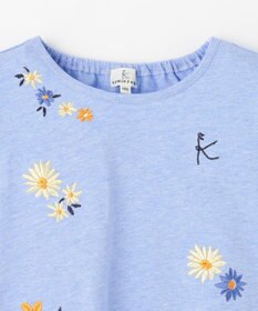 組曲 KIDS 【110-140㎝】フラワーエンブロイダリー チュニック