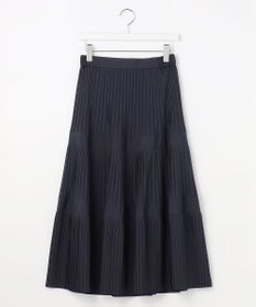ANY SIS L プリーツ切替 スカート