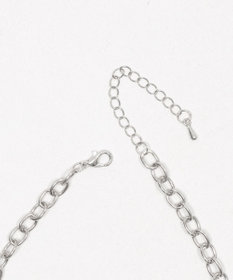 WEGO Lラインストーンダブルモチーフネックレス