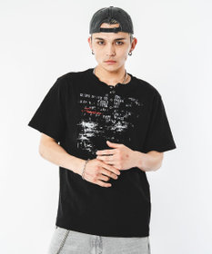 WEGO 【ユニセックス着用ITEM】アイレットスラブヘンリーネックT（SS）