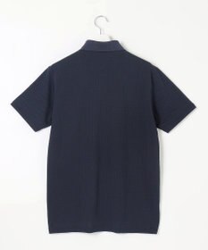 23区GOLF 【MEN】【ストレッチ性】ポリエステルサッカー 半袖ポロシャツ 涼感素材で肌離れGOOD