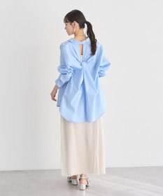 earth music&ecology バックツイストオーバーシャツ