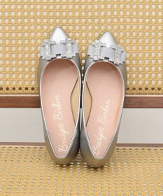 Bridget Birkin 【Bridget Birkin】ビジューリボンバレエレインパンプス