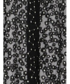 Te chichi エンブロイダリー半袖クルーカーディガン