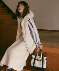 23区 【SLOW/セットアップ対応】マイクロエコフリース フレア スカート