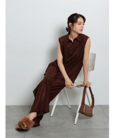 Te chichi クレープメッシュノースリーブシャツ（セットアップ可）