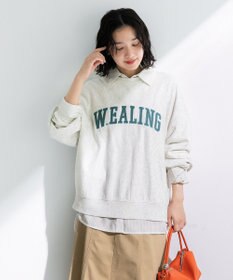 Green Parks 刺しゅうロゴ裏毛プルオーバー