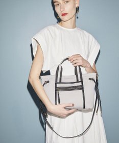 TOPKAPI 【新色追加】【TREASURE TOPKAPI】ネオプレン フロントポケット 2way ショルダー付き ミニトートバッグ