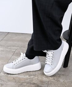 Pointer 日本製 レースアップ厚底スニーカー