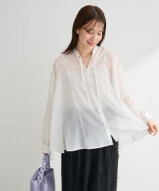 Green Parks フレアラインスキッパーブラウス