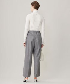 ICB 【洗える】 パウダリーチュール ハイネックトップス