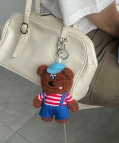 WEGO ぺろりんベアぬいぐるみキーホルダー