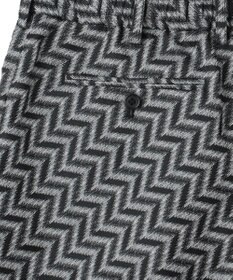 JOSEPH HOMME 【HIGH GRADE LINE】カスリシェブロンジャガード　ドロスト付ワイドショートパンツ / WAVE 2TUCK SHORTS