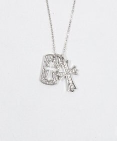 WEGO Lラインストーンダイカットネックレス