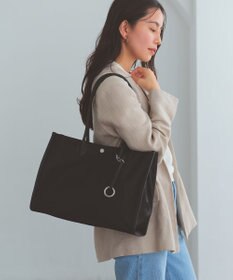 TOPKAPI 【Breath TOPKAPI】PRIM プリム ナイロン スクエア トートバッグ チャーム付き　A4 / 軽量