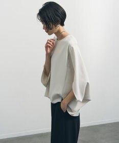 UNFILO ジョーゼット ドルマンプルオーバー