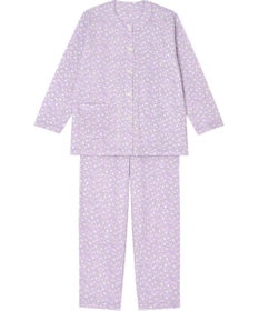 パジャマ 長袖 長ズボン 綿100％(肌側) ふんわりやわらか素材 保温性 