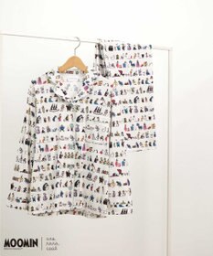 une nana cool 【ムーミン】【綿100%】 MOOMIN * une nana cool  開襟パジャマ