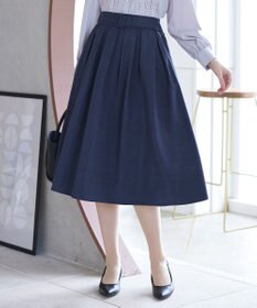 Tiaclasse L ベルト付きフレアスカート