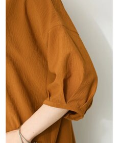 CRAFT STANDARD BOUTIQUE バンドカラーバックタック５分袖ブラウス