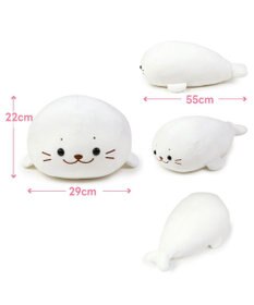 Mother garden しろたん ふわもち抱き枕 ぬいぐるみ 小 55cm