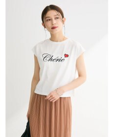 Green Parks ・ｓｗｉｎｇ　ｂｙ　ロゴ刺繍フレンチＴＥＥ