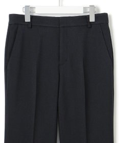 23区 【洗える】ウールライクカルゼ テーパード パンツ