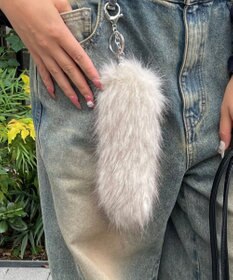 WEGO 総柄しっぽキーホルダー