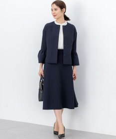 組曲 【KUMIKYOKU NAVY】コンフォータブルドレープ フレアスカート