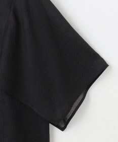 自由区 【WEB限定・接触冷感・洗える】シアーラミーローンイレギュラーヘムスリーブ ブラウス