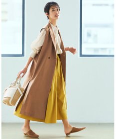 ICB 【セットアップ対応・洗える】 LooseWeave ロングジレ