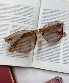 WEGO 【ユニセックス着用ITEM】クリアフレームカラーアイウェア