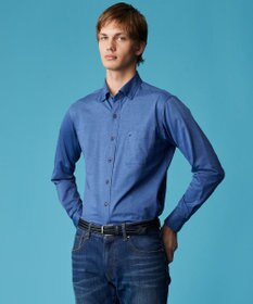 JOSEPH ABBOUD 【ストレッチ・洗える】コンパクトジャージーシャンブレー ダルブルー系