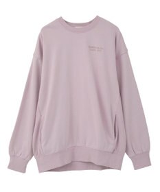 earth music&ecology サイドリブロゴスウェット