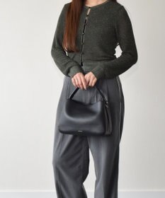 INTER-CHAUSSURES 【LORISTELLA】シュリンクレザーハンドバッグ